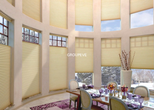 Good price Bedding Room 100% Polyester Organ Cellular Blinds Fabric Insect Resistant online