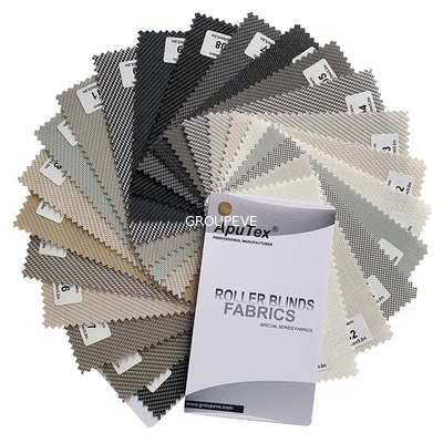 Good price White Gray Beige 97% Anti UV Fiberglass Sunscreen Fabric 200cm 250cm 300cm online
