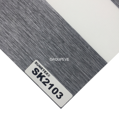 Good price 115g/M2 Semi Blackout Roller Zebra Blinds Material Fabric Wide Blade online