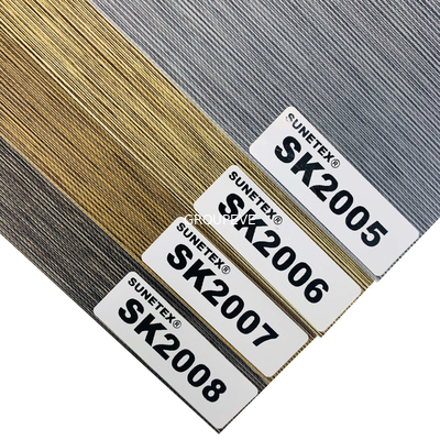 Good price Semi Blackout Polyester Roller Zebra Blinds Fabric 50mmx75mm online