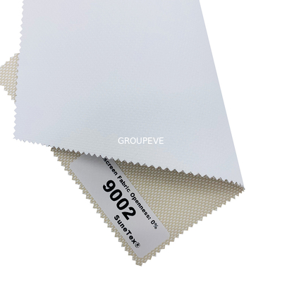 Good price Motorized 0% Openness Blackout Polyester Screen Window Fabrics Pvc Coated online