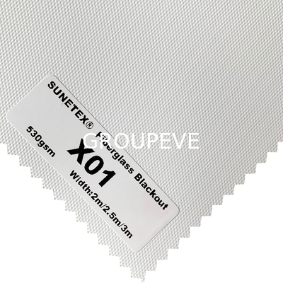 Good price Sunetex Motorized Vertical Fiberglass Blackout Blind Fabric OEKO-TEX Oilproof online