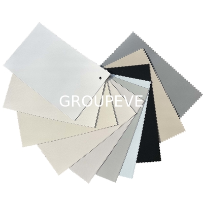 Good price Window Coverings Glass Fiber Blackout Roller Blinds Fabric White Gray And Beige online