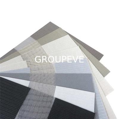 Good price Flame Retardant Polyester Fiber Day And Night Double Layer Blackout Zebra Blinds Fabric online