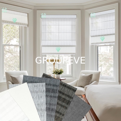 Good price Motorized Light Filtering Shades Polyester Fabric Roller Roman Shades Fabric online