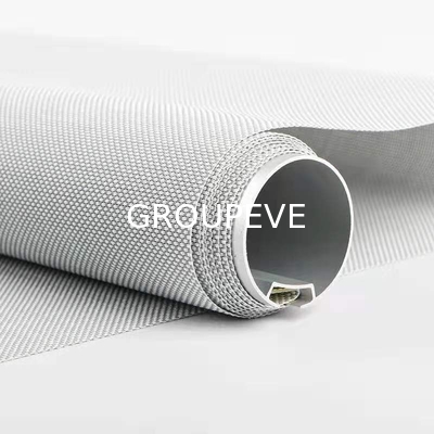 Good price 50m Fiber Glass Sunscreen Fabric Roller Shades Warp 2600N/5cm online