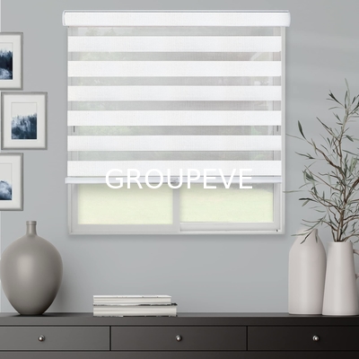 Good price Factory Customized Day and Night Electric Window Zebra Fabric Shangri-La Blinds Fabric for Shades for the Living Room online