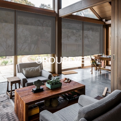 Good price Polyester Sunscreen Fabric 750GSM 1% Openness for Outdoor Blinds online