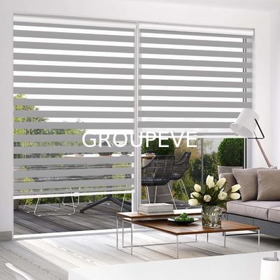 Good price Luxury Korean Zebra Blinds Fabric with 50mm Sheer&Repeat Size Grade 7-8 Color Fastness and 0% Hazardous Substances online