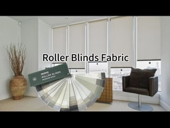 Polyester PVC Sunscreen Jacquard Horizontal Roller Blinds Curtain Fabric