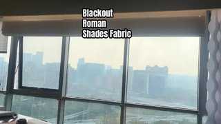 Blackout Roman Shades Fabric Modern Home Decor